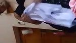 girl recording nude video