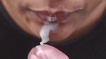 outdoor blowjob in cum in mouth