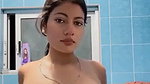 Extremely cute desi girlfriend exclusive viral nude selfie showing her huge curvy tits in front of camera P3