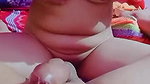 cute small boobs aunty cock massage