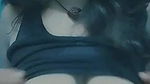 Dusky beautiful slim young girlfriend exposes her big natural titties in front of camera for her boyfriend P1