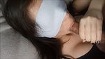 blindfolded gf blowing bf