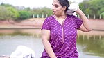 River bathing Nila Nambiar nude content