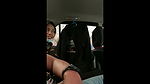 dick riding after bj inside car