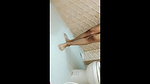 girl amking nude video in shower