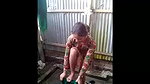 girl wearing dress after bath