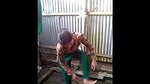 girl wearing dress after bath