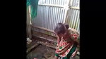 girl wearing dress after bath