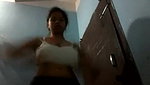 girl recording nude dress change video