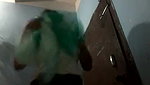 girl recording nude dress change video