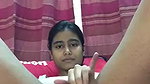 pussy rub laying on bed