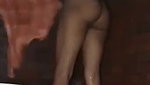 self recorded nude bath
