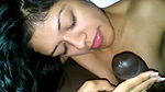 desi girl sucking black cock