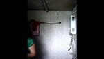 girl getting undress in bathroom