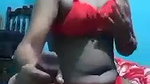 young girl blowing