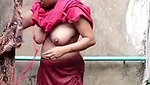 Neighbour Bhabhi Nude Secretly Recorded