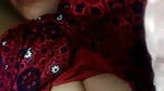 girl showing beautiful round boob