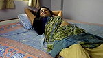 bhabhi pussy rub laying on bed
