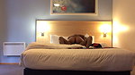 enjoying with hot call girl in hotel room
