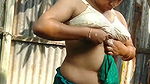 Bengali Horny Wife Nude Showing Outdoor Bathing 1