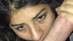 brown nri girl sucking bwc and taking cum facial