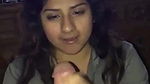 brown nri girl sucking bwc and taking cum facial