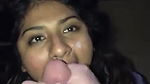 brown nri girl sucking bwc and taking cum facial