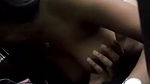 top less girl blowing bf in car