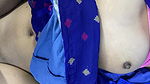 blue saree bhabhi fucked