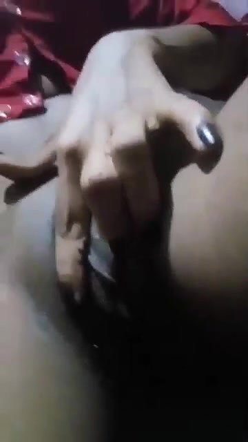 slim girl making nude video