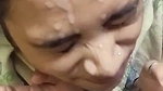 BF Cum On Cute Gf Face