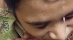 BF Cum On Cute Gf Face