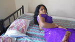 Mallu Amateur Bhabhi In Purple Sari Homemade Sex Scandal   Indian Porn