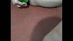 masterbating with bottle