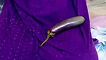 pussy fucking with brinjal