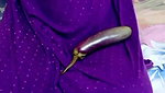 pussy fucking with brinjal