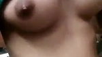 teen gf showing small boob and pussy