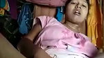 nighty wearing bhabhi pussy rubbing and moaning