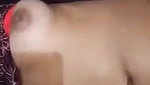 teen girl showing big boob and shaved pussy
