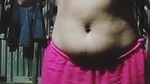 girl undressed to show navel