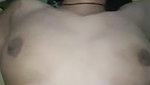 pressing small boob