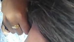 Cute and shy girl giving a sensual bj in beach side outdoor place