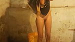 Dehati girl bathing