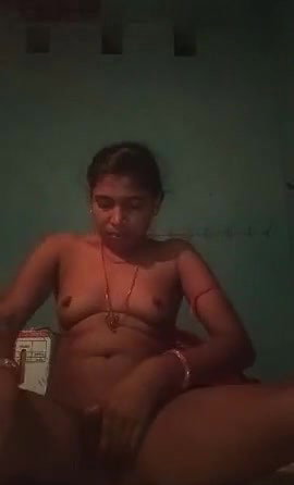 Horny village wife selfie sex video