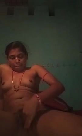 Horny village wife selfie sex video