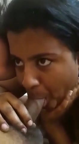 Sexy Srilankan sucking dick of her boss