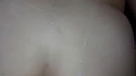 cum on ass after fucking in standing position