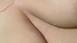 Milky Boob babe showing wet boobs in shower
