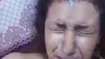 Indian housewife cum facial MMS video
