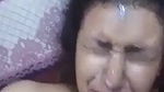 Indian housewife cum facial MMS video